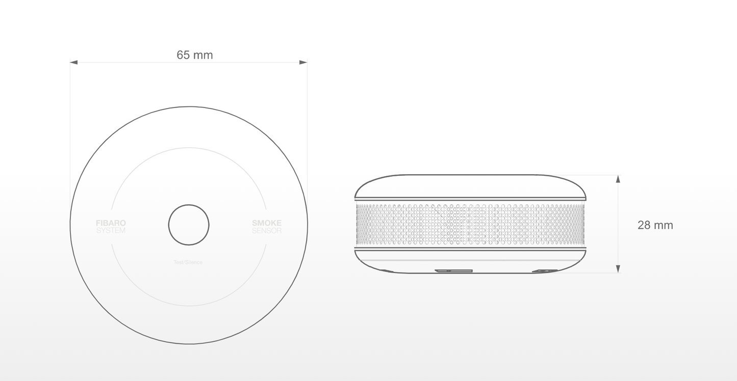 Fibaro Smoke Sensor 2 - Rauchsensor