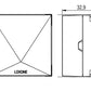 Loxone Raumklima Sensor Air (Temperatur, Feuchte)