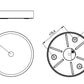 Loxone LED Ceiling Light RGBW Air